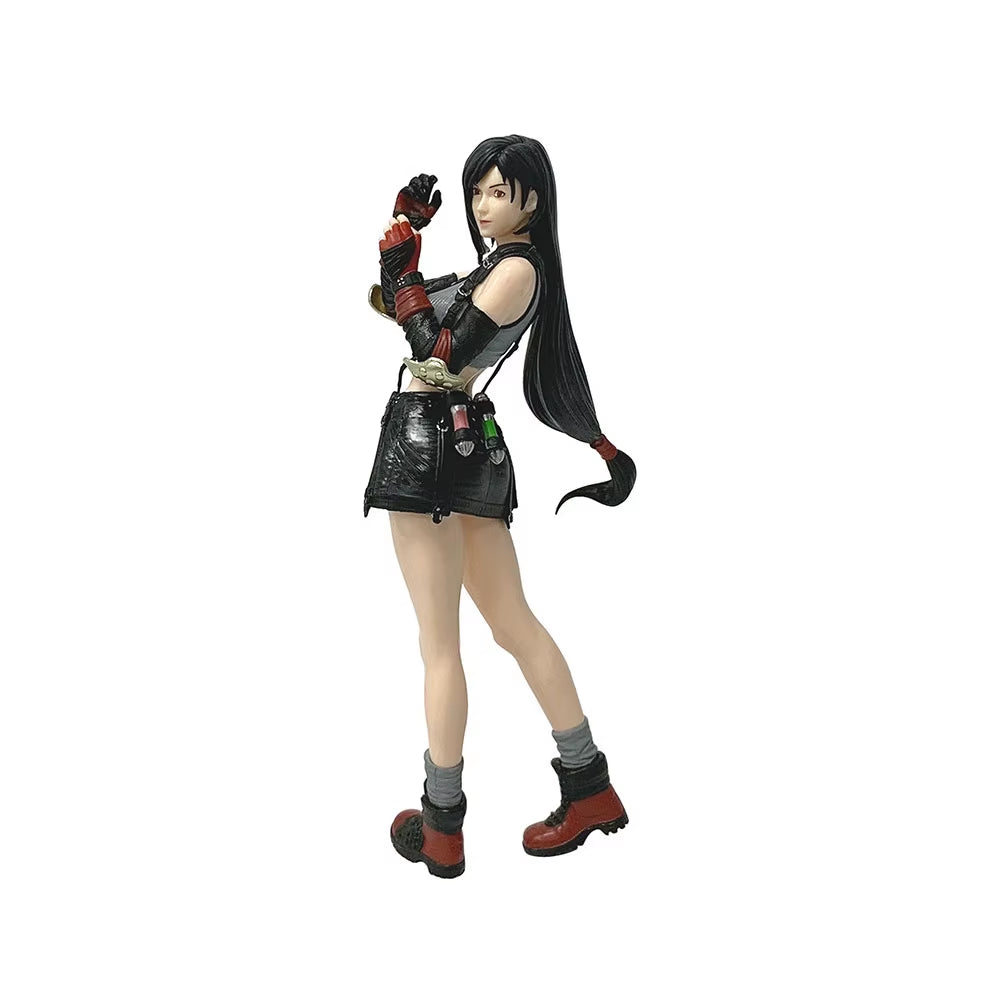 20CM Anime Game Final Fantasy Figure Tifa Lockhart Standing Anime Model Toy Gift Collection Decorative Ornament PVC