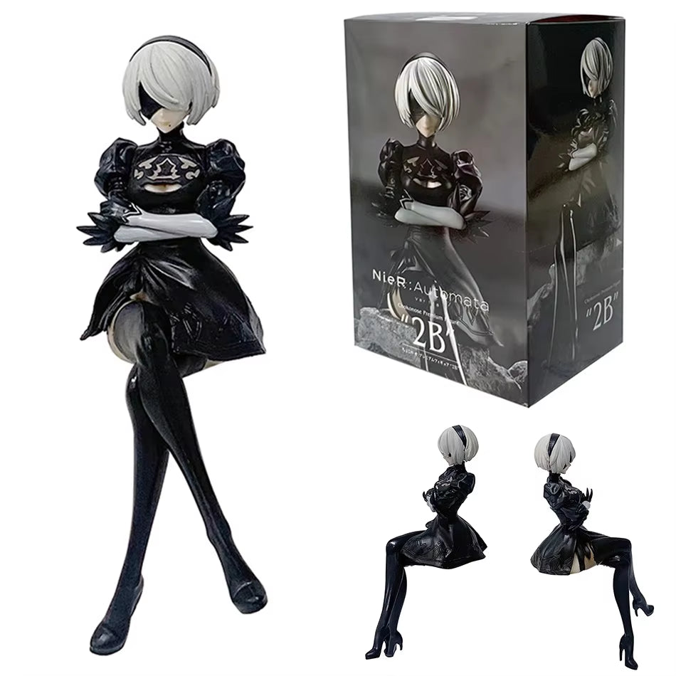 15CM Nier:Automata Yorha No. 2 PVC Anime Action Figures Model Collection Ornament Anime Cartoon Model Toy Gift