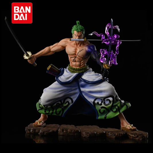 New 20Cm One Piece Anime Figure GK Roronoa Zoro Action Figure PVC Collection Cartoon Model Doll Gift Toys Decoration