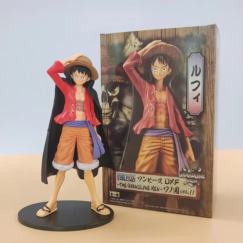 17Cm One Piece Luffy Figures Model Monkey D. Luffy Action Figure One Piece Anime Statue Collection Decoration Pvc Model Toys