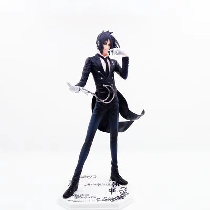 New Arrival Anime Black Butler Devil Kuroshitsuji Sebastian Michaelis Model PVC Action Figure Collection Cool Master Doll Gift