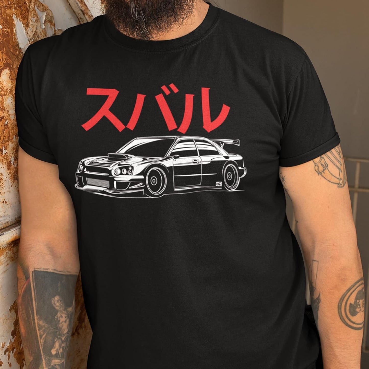 Subie Japan Style T-Shirt (Large) Black