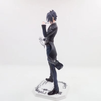 New Arrival Anime Black Butler Devil Kuroshitsuji Sebastian Michaelis Model PVC Action Figure Collection Cool Master Doll Gift