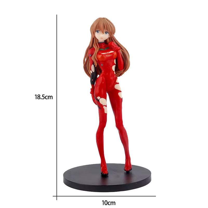 Anime EVA Ayanami Rei Action Figures NEON GENESIS EVANGELION Asuka Langley Soryu Makinami Figure PVC Ornaments Model Toys Gifts