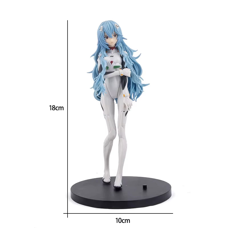 Anime EVA Ayanami Rei Action Figures NEON GENESIS EVANGELION Asuka Langley Soryu Makinami Figure PVC Ornaments Model Toys Gifts