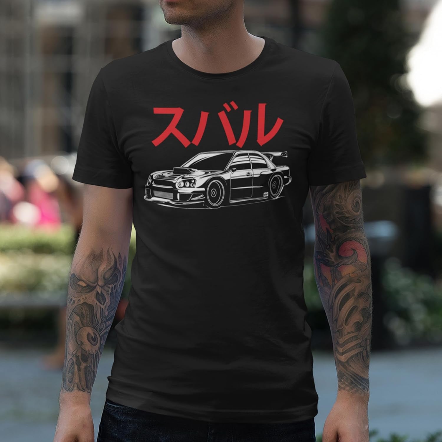 Subie Japan Style T-Shirt (Large) Black