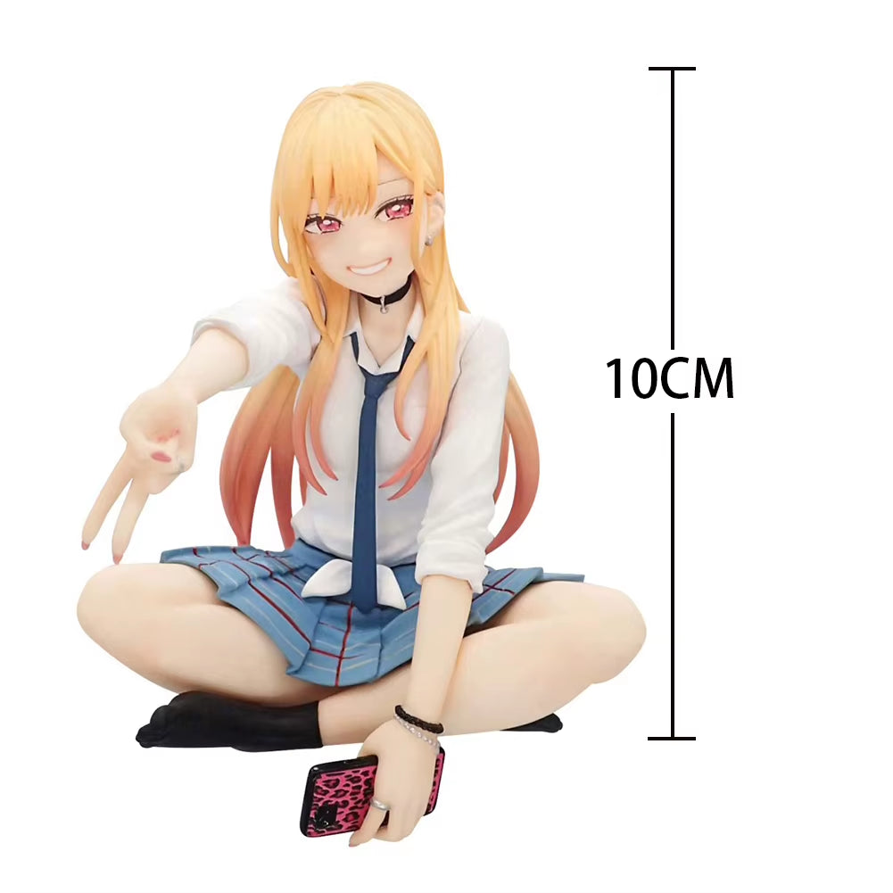 10Cm Anime Figure School Uniform Youth Goddess Kitagawa Marin Action Figure Kawaii Figurine PVC Model Collector Birthday Gift