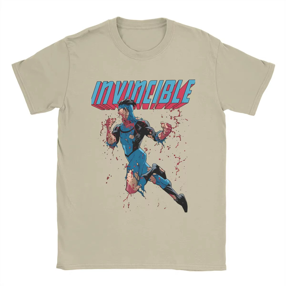 New Arrival Men Women Mark Grayson of Invincible Super Hero Anime Shirt Outfits Pure Cotton Tops T-Shirt Creative Tee Shirt