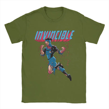 New Arrival Men Women Mark Grayson of Invincible Super Hero Anime Shirt Outfits Pure Cotton Tops T-Shirt Creative Tee Shirt