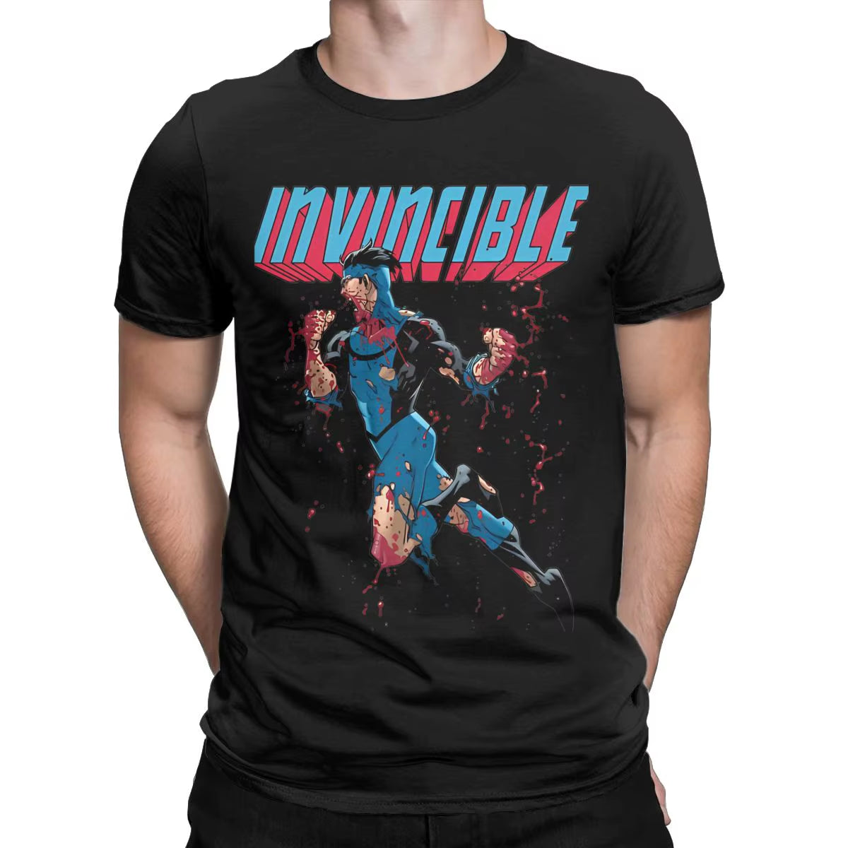 New Arrival Men Women Mark Grayson of Invincible Super Hero Anime Shirt Outfits Pure Cotton Tops T-Shirt Creative Tee Shirt