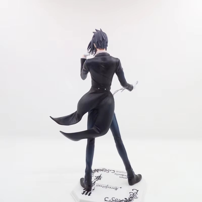 New Arrival Anime Black Butler Devil Kuroshitsuji Sebastian Michaelis Model PVC Action Figure Collection Cool Master Doll Gift