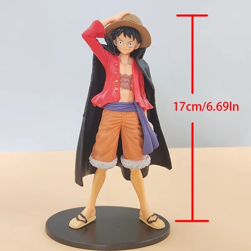 17Cm One Piece Luffy Figures Model Monkey D. Luffy Action Figure One Piece Anime Statue Collection Decoration Pvc Model Toys