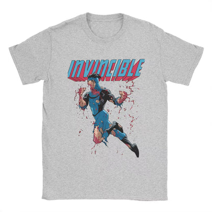 New Arrival Men Women Mark Grayson of Invincible Super Hero Anime Shirt Outfits Pure Cotton Tops T-Shirt Creative Tee Shirt