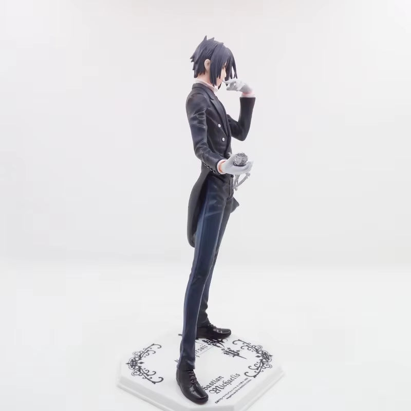 New Arrival Anime Black Butler Devil Kuroshitsuji Sebastian Michaelis Model PVC Action Figure Collection Cool Master Doll Gift