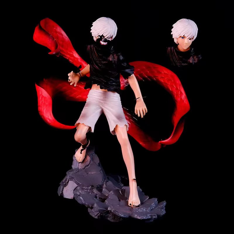 Anime Figure Tokyo Ghou Mask Centipede Reversible Face Kaneki Ken Anime Model Figure