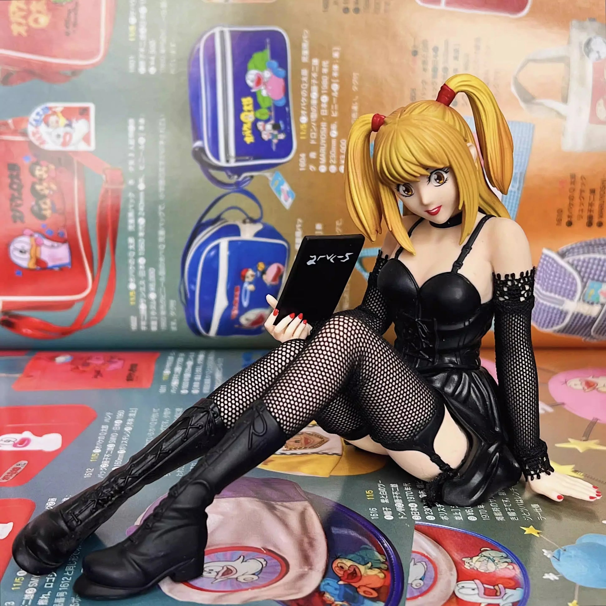 Anime Death Notes Misamisa Figure Toy Car Deathnote L Killer Misa Amane Figure Doll Collection Model Toy Gift Ornament New