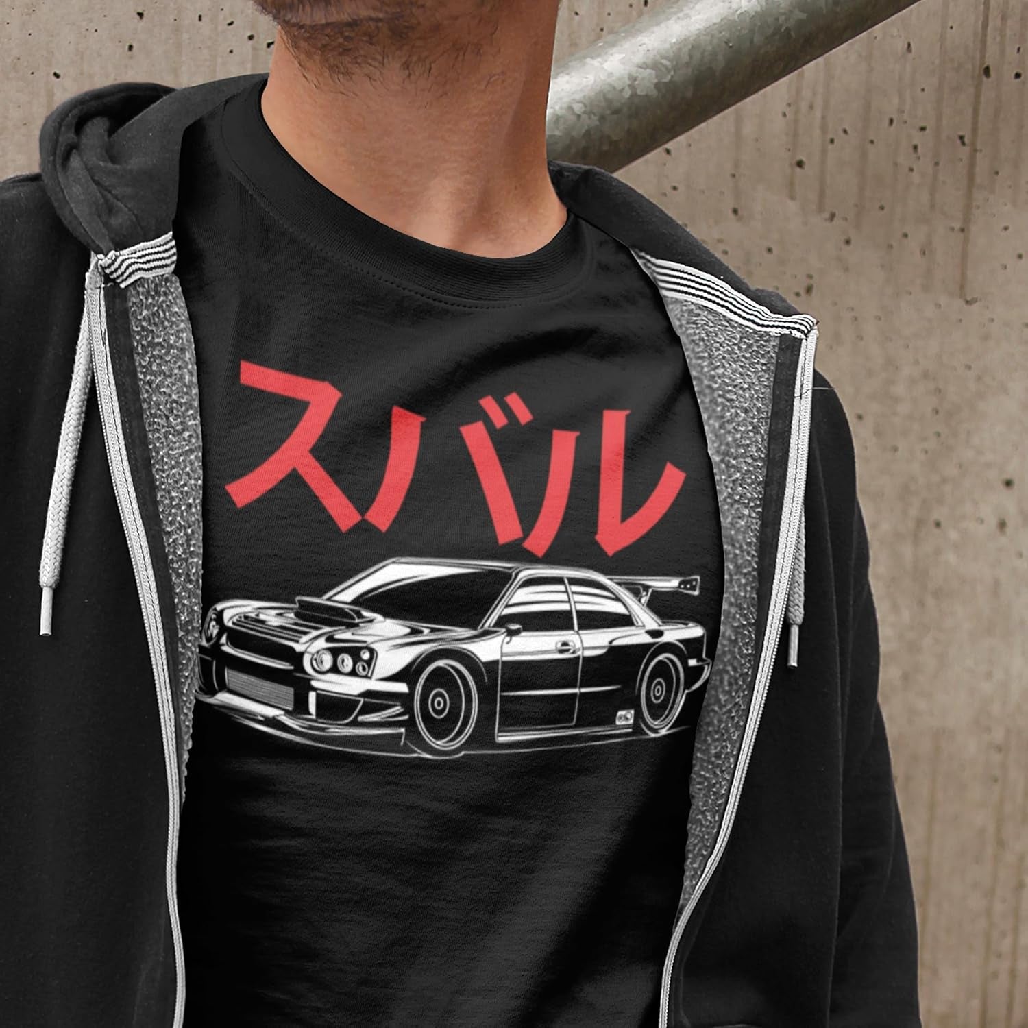 Subie Japan Style T-Shirt (Large) Black