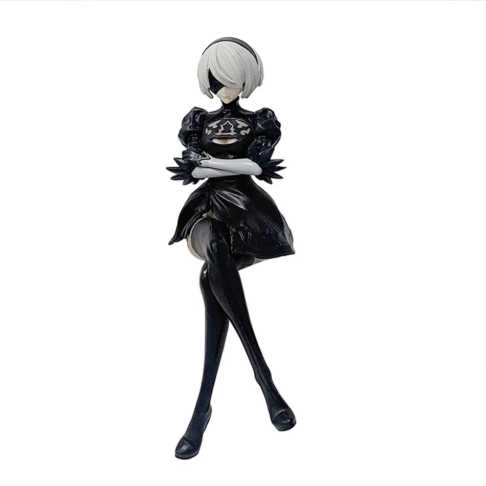 15CM Nier:Automata Yorha No. 2 PVC Anime Action Figures Model Collection Ornament Anime Cartoon Model Toy Gift