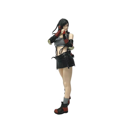 20CM Anime Game Final Fantasy Figure Tifa Lockhart Standing Anime Model Toy Gift Collection Decorative Ornament PVC