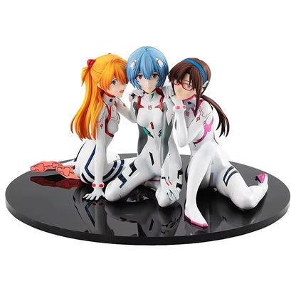 Anime EVA Ayanami Rei Action Figures NEON GENESIS EVANGELION Asuka Langley Soryu Makinami Figure PVC Ornaments Model Toys Gifts